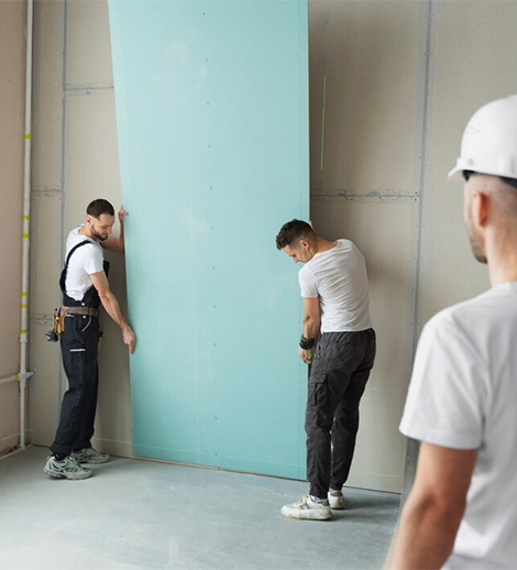 Gypsum and gypsum board works