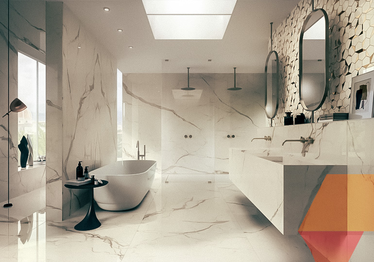 Marble and ceramic finishes Marble and ceramic finishes